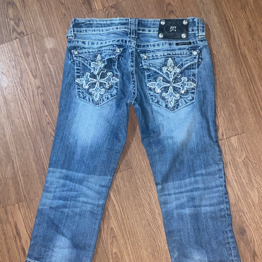 2000s Y2K Miss me capris